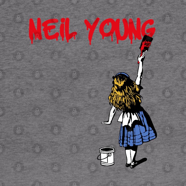 neil young red paint by j and r